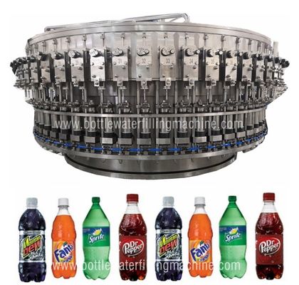 Máy chiết rót có ga Isobaric 7000BPH cho thức uống năng lượng