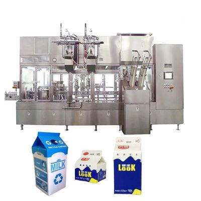 Nhà máy sữa Máy chiết rót sữa tự động 500ml UHT với chai PE